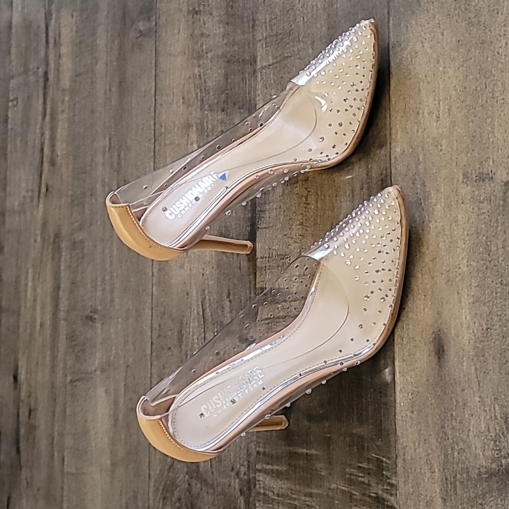 💜 Cushionaire comfort foam heels, EUC